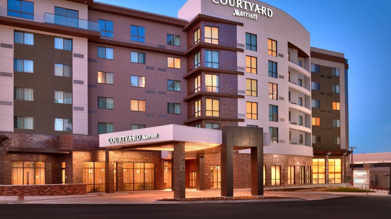 Courtyard Salt Lake City Downtown Exterior. Images powered by <a href="https://www.leonardoworldwide.com" target="_blank" rel="noopener">Leonardo</a>.