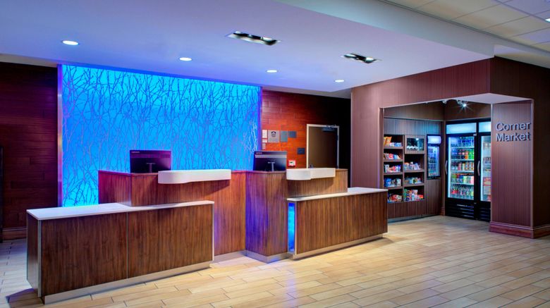 <b>Fairfield Inn & Suites North Airport Lobby</b>. Images powered by <a href="https://www.leonardoworldwide.com/" title="Leonardo Worldwide" target="_blank">Leonardo</a>.