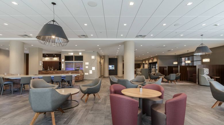 <b>Courtyard South Bend Downtown Lobby</b>. Images powered by <a href="https://www.leonardoworldwide.com/" title="Leonardo Worldwide" target="_blank">Leonardo</a>.