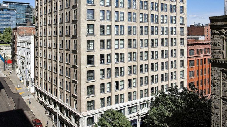 <b>Courtyard Seattle Downtown/Pioneer Sq Exterior</b>. Images powered by <a href="https://www.leonardoworldwide.com/" title="Leonardo Worldwide" target="_blank">Leonardo</a>.