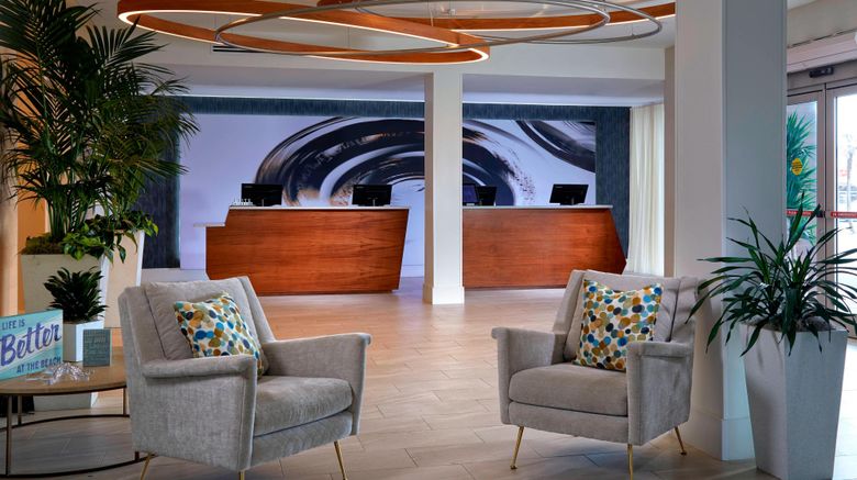 <b>Delta Hotels Daytona Beach Oceanfront Lobby</b>. Images powered by <a href="https://www.leonardoworldwide.com/" title="Leonardo Worldwide" target="_blank">Leonardo</a>.