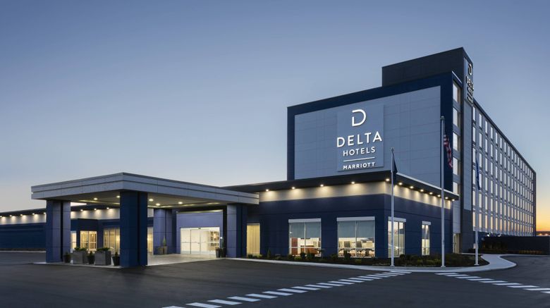 Delta Hotels Indianapolis Airport Exterior. Images powered by <a href="https://www.leonardoworldwide.com" target="_blank" rel="noopener">Leonardo</a>.