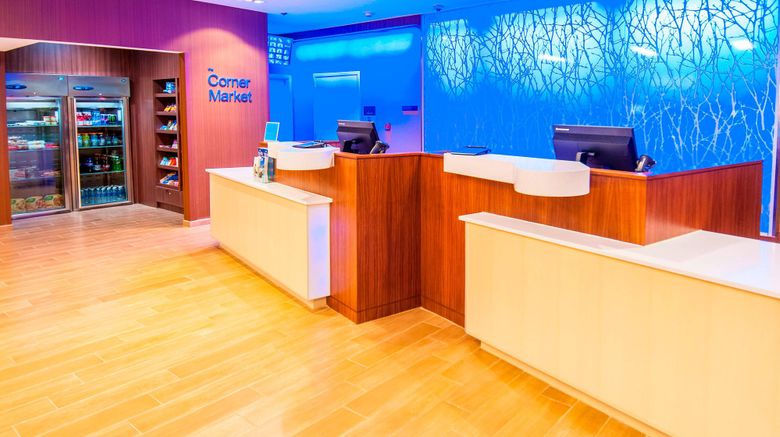 <b>Fairfield Inn & Suites San Antonio SE Lobby</b>. Images powered by <a href="https://www.leonardoworldwide.com/" title="Leonardo Worldwide" target="_blank">Leonardo</a>.