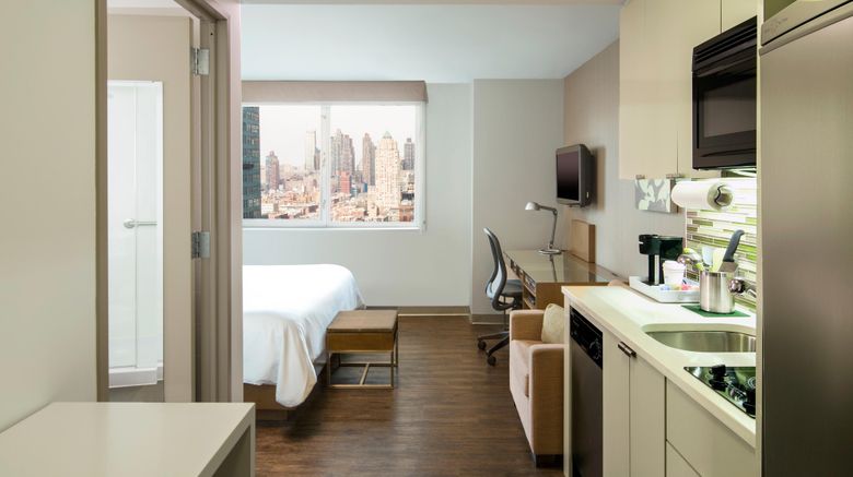 <b>Element New York Times Square West Room</b>. Images powered by <a href="https://www.leonardoworldwide.com/" title="Leonardo Worldwide" target="_blank">Leonardo</a>.