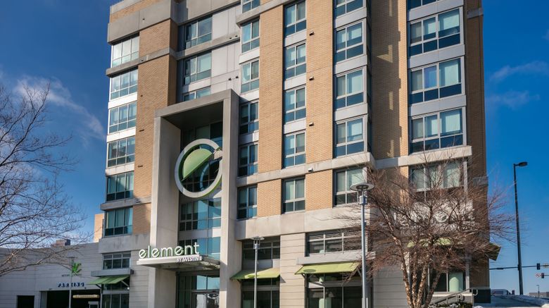 <b>Element Omaha Midtown Crossing Exterior</b>. Images powered by <a href="https://www.leonardoworldwide.com/" title="Leonardo Worldwide" target="_blank">Leonardo</a>.