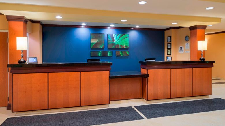 <b>Fairfield Inn & Suites Lobby</b>. Images powered by <a href="https://www.leonardoworldwide.com/" title="Leonardo Worldwide" target="_blank">Leonardo</a>.