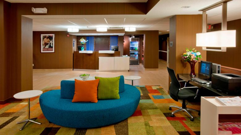 <b>Fairfield Inn E Rutherford Meadowlands Lobby</b>. Images powered by <a href="https://www.leonardoworldwide.com/" title="Leonardo Worldwide" target="_blank">Leonardo</a>.