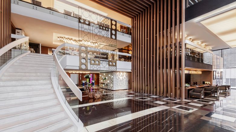 <b>Four Points by Sheraton Doha Lobby</b>. Images powered by <a href="https://www.leonardoworldwide.com/" title="Leonardo Worldwide" target="_blank">Leonardo</a>.