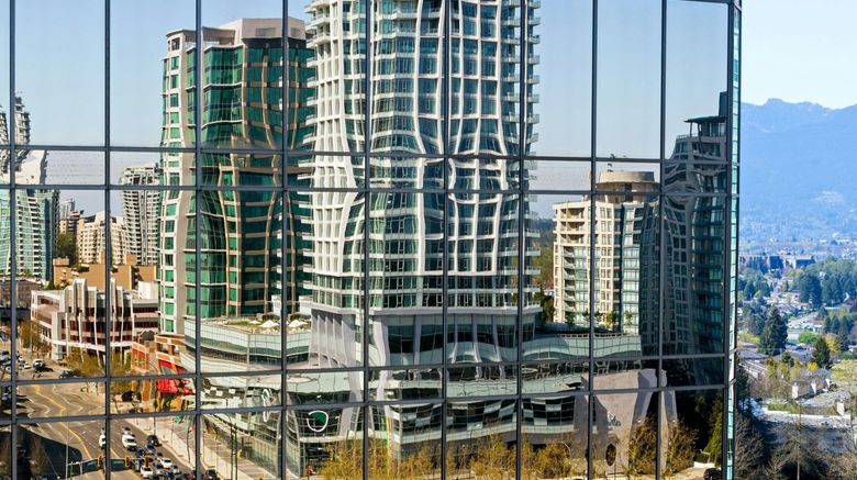 <b>Element Vancouver Metrotown Exterior</b>. Images powered by <a href="https://www.leonardoworldwide.com/" title="Leonardo Worldwide" target="_blank">Leonardo</a>.