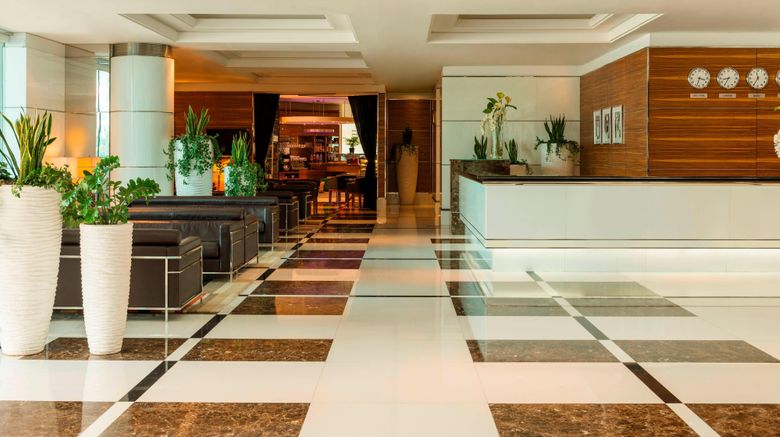 <b>Four Points by Sheraton Downtown Dubai Lobby</b>. Images powered by <a href="https://www.leonardoworldwide.com/" title="Leonardo Worldwide" target="_blank">Leonardo</a>.