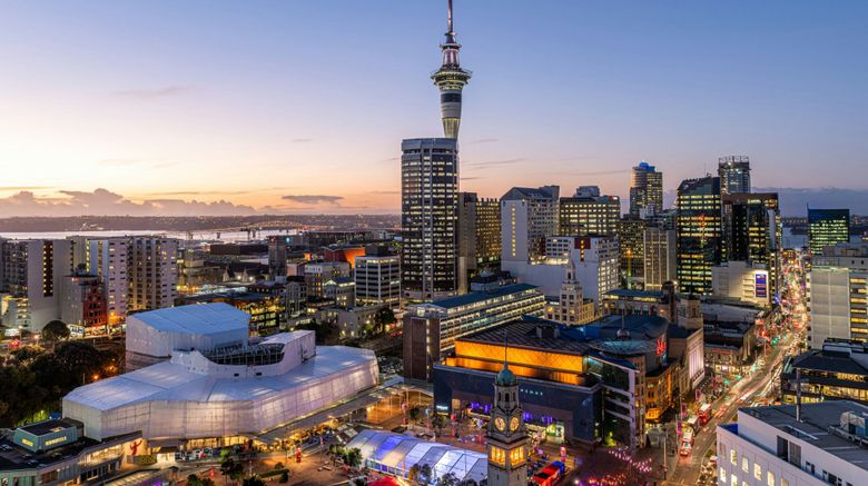 <b>Four Points by Sheraton Auckland Exterior</b>. Images powered by <a href="https://www.leonardoworldwide.com/" title="Leonardo Worldwide" target="_blank">Leonardo</a>.