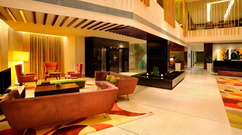 <b>Four Points By Sheraton Ahmedabad Lobby</b>. Images powered by <a href="https://www.leonardoworldwide.com/" title="Leonardo Worldwide" target="_blank">Leonardo</a>.