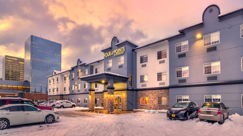 <b>Four Points by Sheraton Anchorage Downtn Exterior</b>. Images powered by <a href="https://www.leonardoworldwide.com/" title="Leonardo Worldwide" target="_blank">Leonardo</a>.
