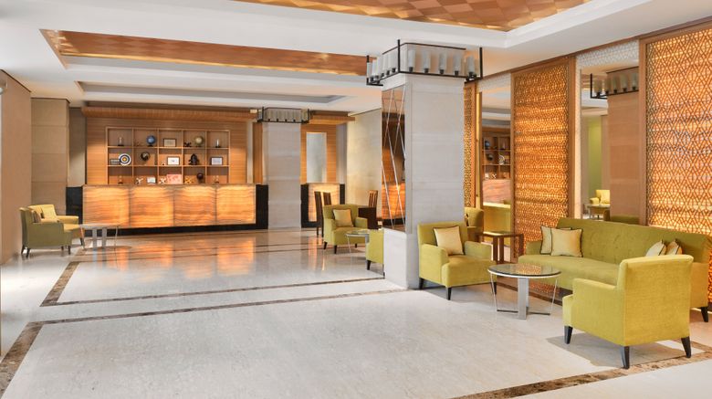 <b>Four Points Jaipur, City Square Lobby</b>. Images powered by <a href="https://www.leonardoworldwide.com/" title="Leonardo Worldwide" target="_blank">Leonardo</a>.