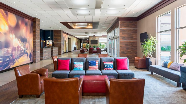 <b>Four Points by Sheraton at O'Hare Lobby</b>. Images powered by <a href="https://www.leonardoworldwide.com/" title="Leonardo Worldwide" target="_blank">Leonardo</a>.