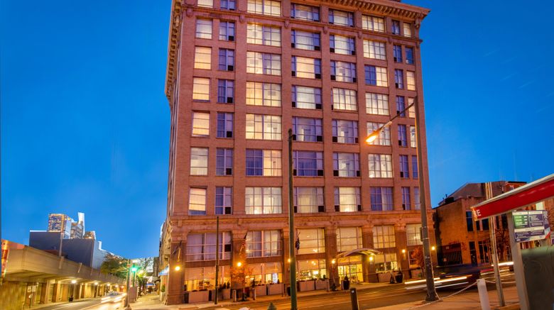 <b>Four Points by Sheraton City Center Exterior</b>. Images powered by <a href="https://www.leonardoworldwide.com/" title="Leonardo Worldwide" target="_blank">Leonardo</a>.