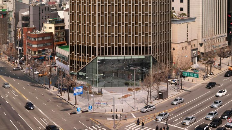 <b>Four Points by Sheraton Seoul, Gangnam Exterior</b>. Images powered by <a href="https://www.leonardoworldwide.com/" title="Leonardo Worldwide" target="_blank">Leonardo</a>.