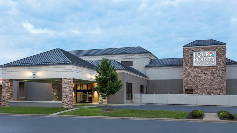 <b>Four Points by Sheraton Bentonville Exterior</b>. Images powered by <a href="https://www.leonardoworldwide.com/" title="Leonardo Worldwide" target="_blank">Leonardo</a>.