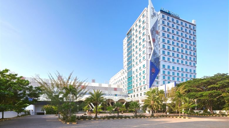 Four Points by Sheraton Makassar Exterior. Images powered by <a href="https://www.leonardoworldwide.com" target="_blank" rel="noopener">Leonardo</a>.