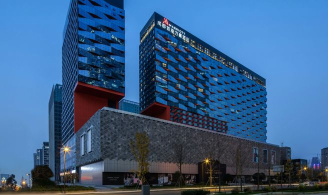 Chengdu Marriott Hotel Financial Centre Exterior