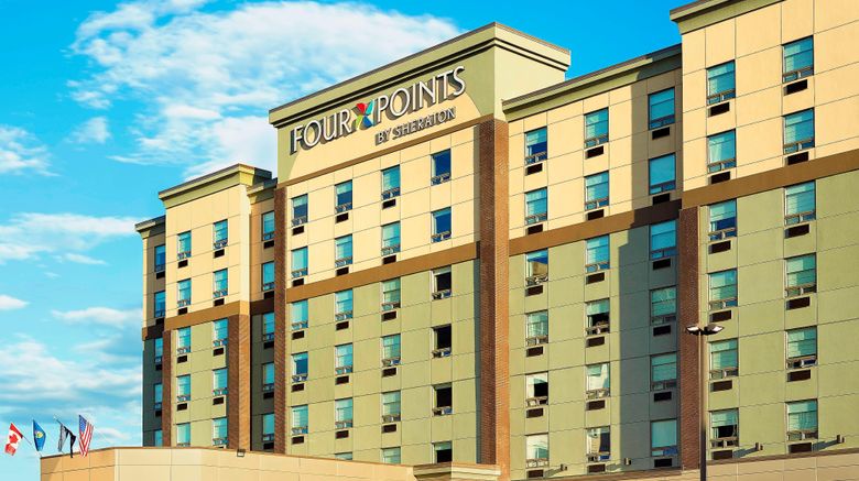 Four Points by Sheraton Calgary Airport Exterior. Images powered by <a href="https://www.leonardoworldwide.com" target="_blank" rel="noopener">Leonardo</a>.