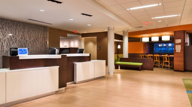 <b>Fairfield Inn & Suites Utica Lobby</b>. Images powered by <a href="https://www.leonardoworldwide.com/" title="Leonardo Worldwide" target="_blank">Leonardo</a>.