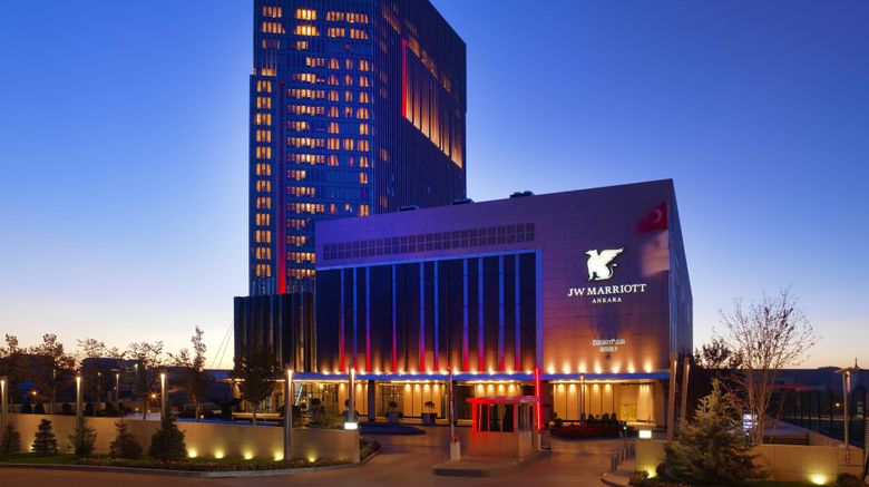 JW Marriott Hotel Ankara Exterior. Images powered by <a href="https://www.leonardoworldwide.com" target="_blank" rel="noopener">Leonardo</a>.