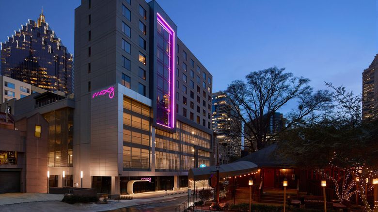 <b>Moxy Atlanta Midtown Exterior</b>. Images powered by <a href="https://www.leonardoworldwide.com/" title="Leonardo Worldwide" target="_blank">Leonardo</a>.