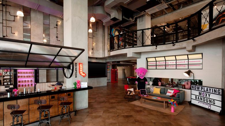 <b>MOXY Bandung Lobby</b>. Images powered by <a href="https://www.leonardoworldwide.com/" title="Leonardo Worldwide" target="_blank">Leonardo</a>.