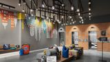 <b>Moxy Barcelona Lobby</b>. Images powered by <a href="https://www.leonardoworldwide.com/" title="Leonardo Worldwide" target="_blank">Leonardo</a>.