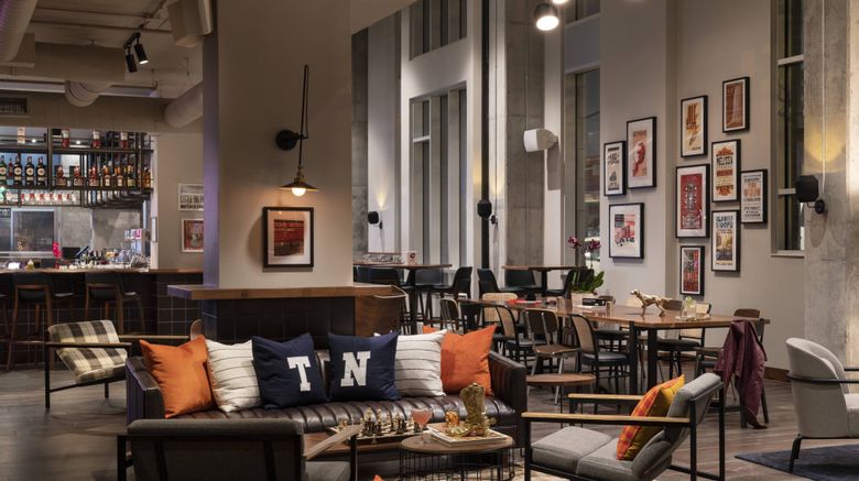 <b>Moxy Nashville Vanderbilt Area Lobby</b>. Images powered by <a href="https://www.leonardoworldwide.com/" title="Leonardo Worldwide" target="_blank">Leonardo</a>.