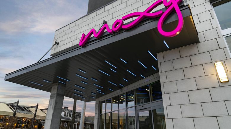 <b>Moxy Nashville Vanderbilt Area Exterior</b>. Images powered by <a href="https://www.leonardoworldwide.com/" title="Leonardo Worldwide" target="_blank">Leonardo</a>.