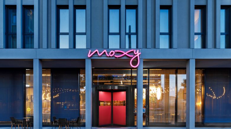 <b>Moxy Bern Expo Exterior</b>. Images powered by <a href="https://www.leonardoworldwide.com/" title="Leonardo Worldwide" target="_blank">Leonardo</a>.