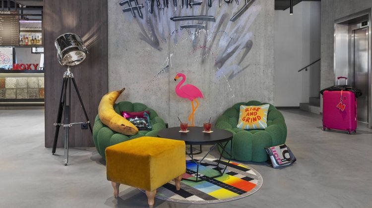 Moxy Lausanne Flon Lobby