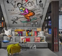 Moxy Lausanne Flon Lobby