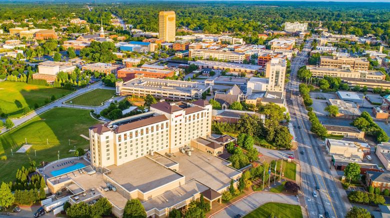 <b>Spartanburg Marriott Exterior</b>. Images powered by <a href="https://www.leonardoworldwide.com/" title="Leonardo Worldwide" target="_blank">Leonardo</a>.