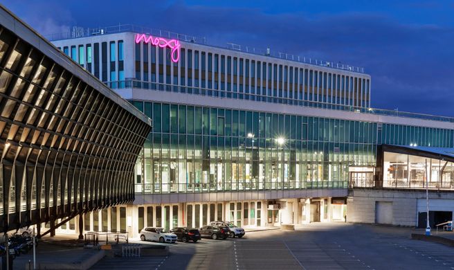 Moxy Lyon Airport Exterior