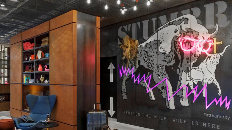 <b>Moxy Kaunas Lobby</b>. Images powered by <a href="https://www.leonardoworldwide.com/" title="Leonardo Worldwide" target="_blank">Leonardo</a>.