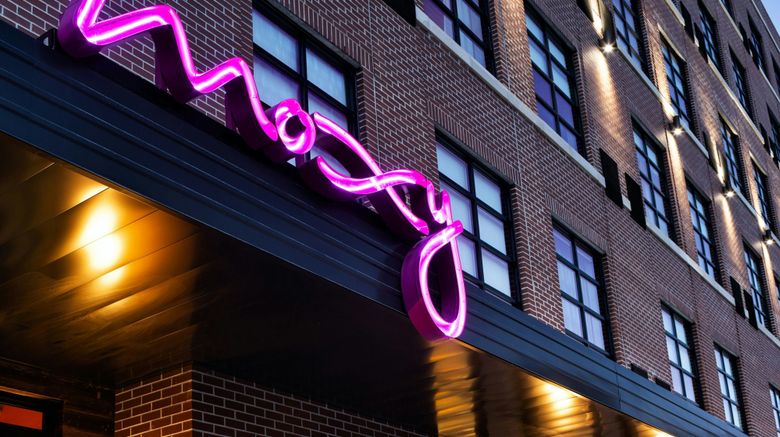 <b>Moxy Omaha Downtown Exterior</b>. Images powered by <a href="https://www.leonardoworldwide.com/" title="Leonardo Worldwide" target="_blank">Leonardo</a>.