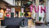 <b>Moxy Poznan Airport Hotel Lobby</b>. Images powered by <a href="https://www.leonardoworldwide.com/" title="Leonardo Worldwide" target="_blank">Leonardo</a>.