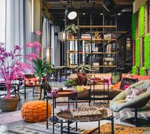 Moxy Poznan Airport Hotel Lobby