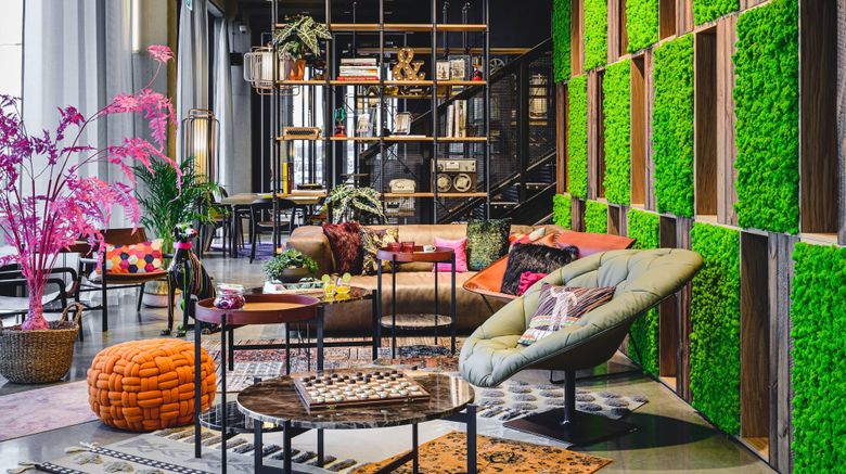 <b>Moxy Poznan Airport Hotel Lobby</b>. Images powered by <a href="https://www.leonardoworldwide.com/" title="Leonardo Worldwide" target="_blank">Leonardo</a>.