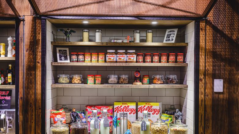 <b>Moxy Poznan Airport Hotel Restaurant</b>. Images powered by <a href="https://www.leonardoworldwide.com/" title="Leonardo Worldwide" target="_blank">Leonardo</a>.