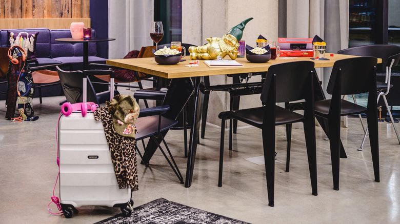 <b>Moxy Poznan Airport Hotel Restaurant</b>. Images powered by <a href="https://www.leonardoworldwide.com/" title="Leonardo Worldwide" target="_blank">Leonardo</a>.