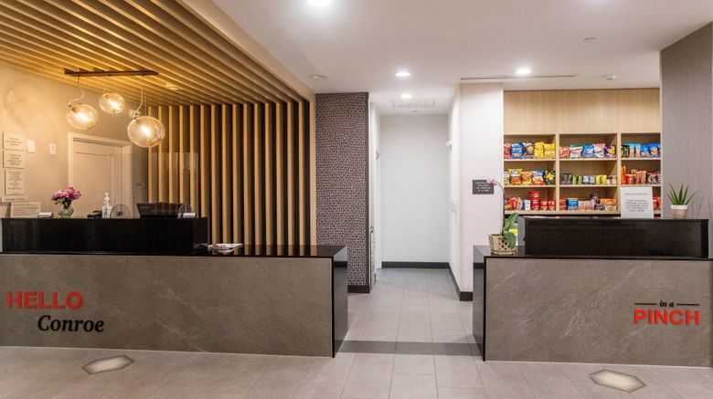 <b>TownePlace Suites Houston Conroe Lobby</b>. Images powered by <a href="https://www.leonardoworldwide.com/" title="Leonardo Worldwide" target="_blank">Leonardo</a>.