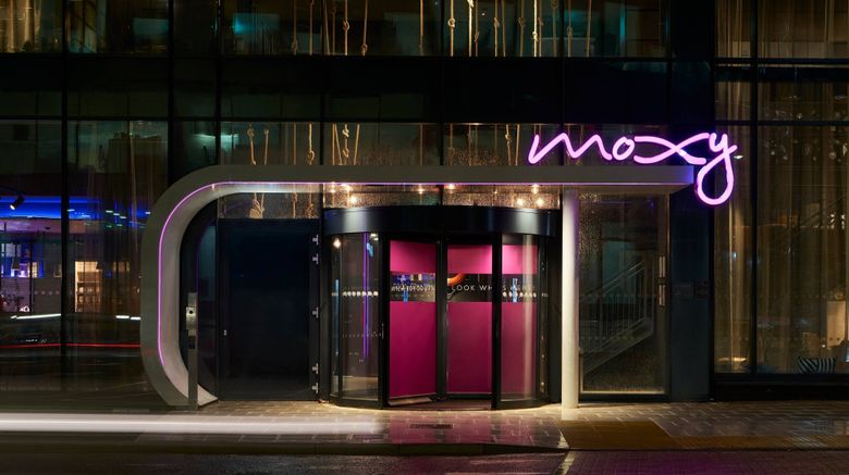 <b>Moxy Southampton Exterior</b>. Images powered by <a href="https://www.leonardoworldwide.com/" title="Leonardo Worldwide" target="_blank">Leonardo</a>.