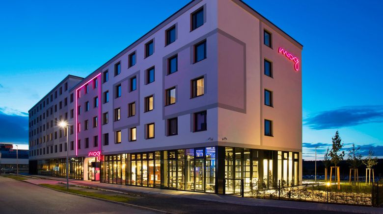 MOXY Stuttgart Airport/Messe Exterior. Images powered by <a href="https://www.leonardoworldwide.com" target="_blank" rel="noopener">Leonardo</a>.