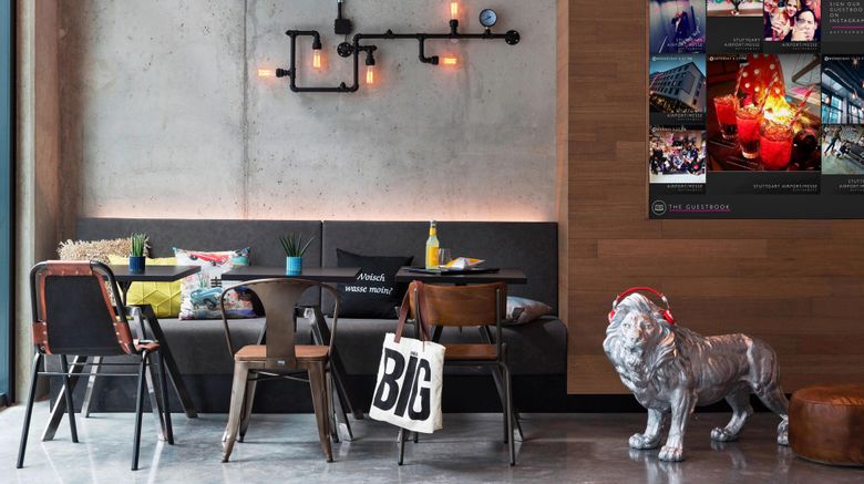 <b>MOXY Stuttgart Airport/Messe Lobby</b>. Images powered by <a href="https://www.leonardoworldwide.com/" title="Leonardo Worldwide" target="_blank">Leonardo</a>.