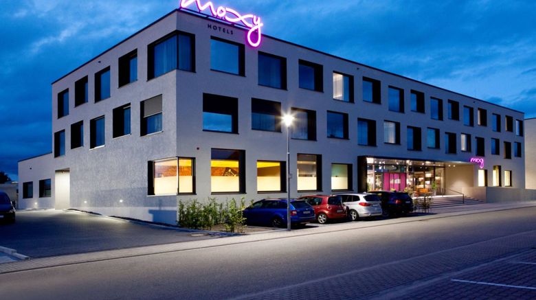 MOXY Rust Exterior. Images powered by <a href="https://www.leonardoworldwide.com" target="_blank" rel="noopener">Leonardo</a>.