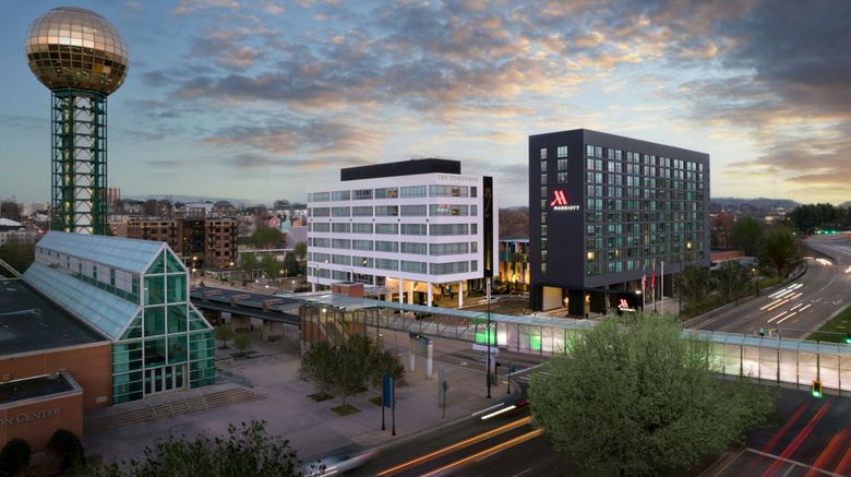 <b>Marriott Knoxville Downtown Exterior</b>. Images powered by <a href="https://www.leonardoworldwide.com/" title="Leonardo Worldwide" target="_blank">Leonardo</a>.